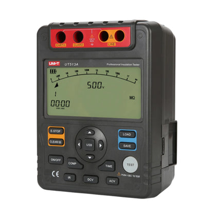 UNI-T UT-511 resistance tester with digital display and measurement features for electrical testing