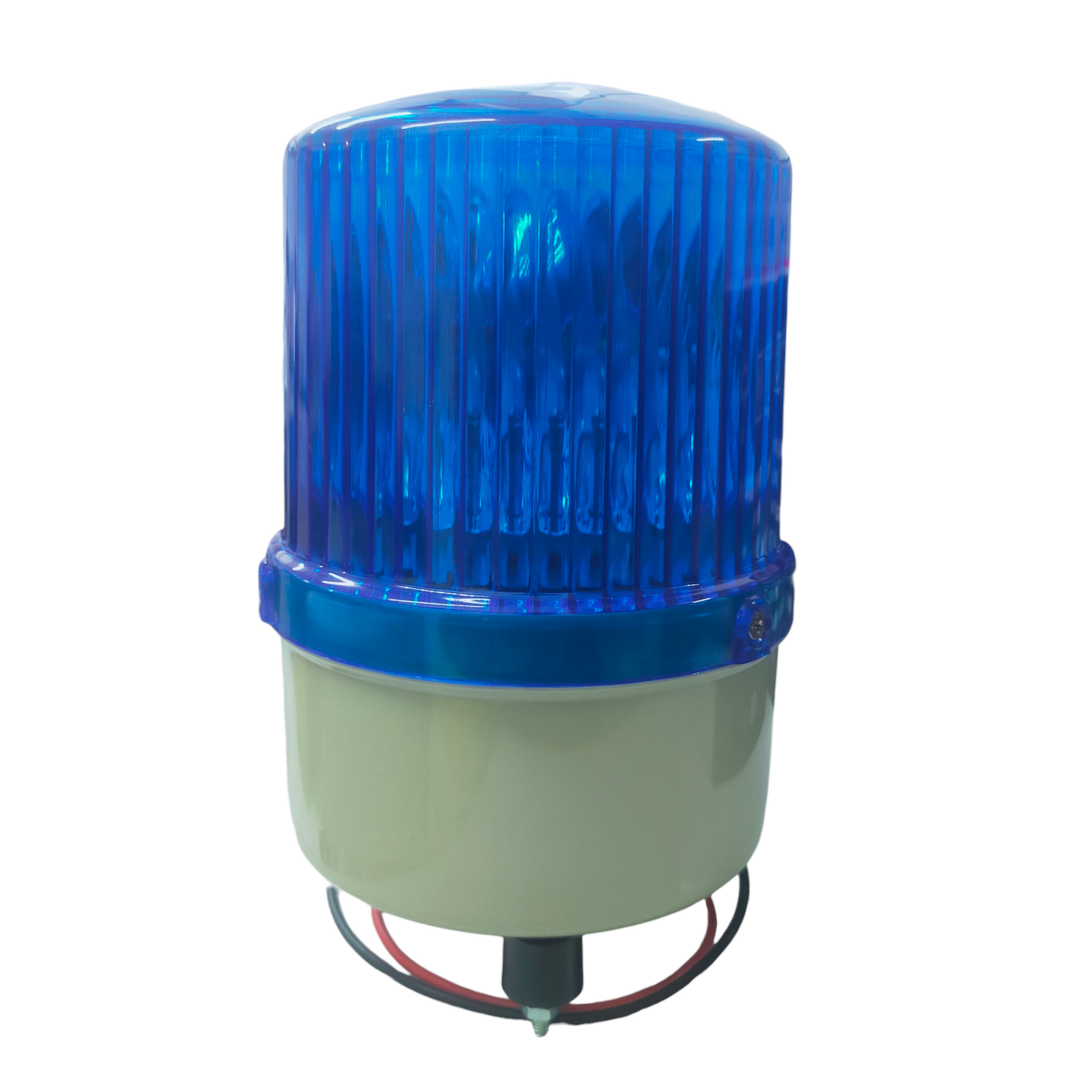 Sifco Rotary Warning light 24V DC - Blue with a clear lens and sturdy base for heightened visibility