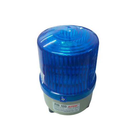 Sifco Rotary Warning Light 24V DC - Blue for Industrial Safety and Alert Systems