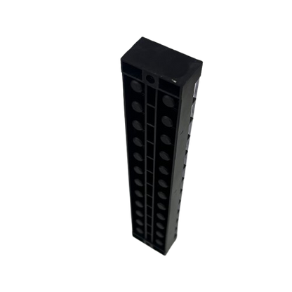 Grippes 45A 12Pairs Terminal Block 600V black plastic 12 pair vertical terminal strip for electrical panels
