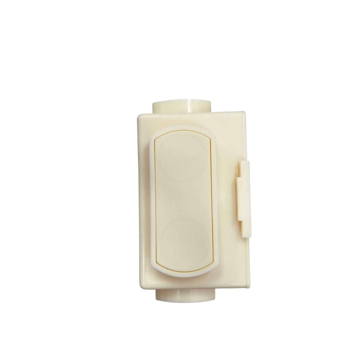 Bull plastic surface mounted Junction Box and Utility Box H4 beige box with top and bottom conduit entries and side latch