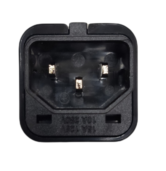 Universal Outlet C14 adapter 220V 5A with three prong configuration for versatile electrical connections