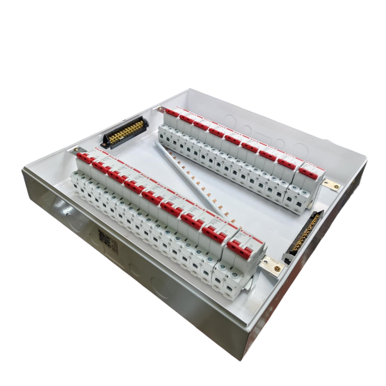 Koten Himel ZY metal panel board 50A 2 pole miniature circuit breaker with dual rows of red toggles