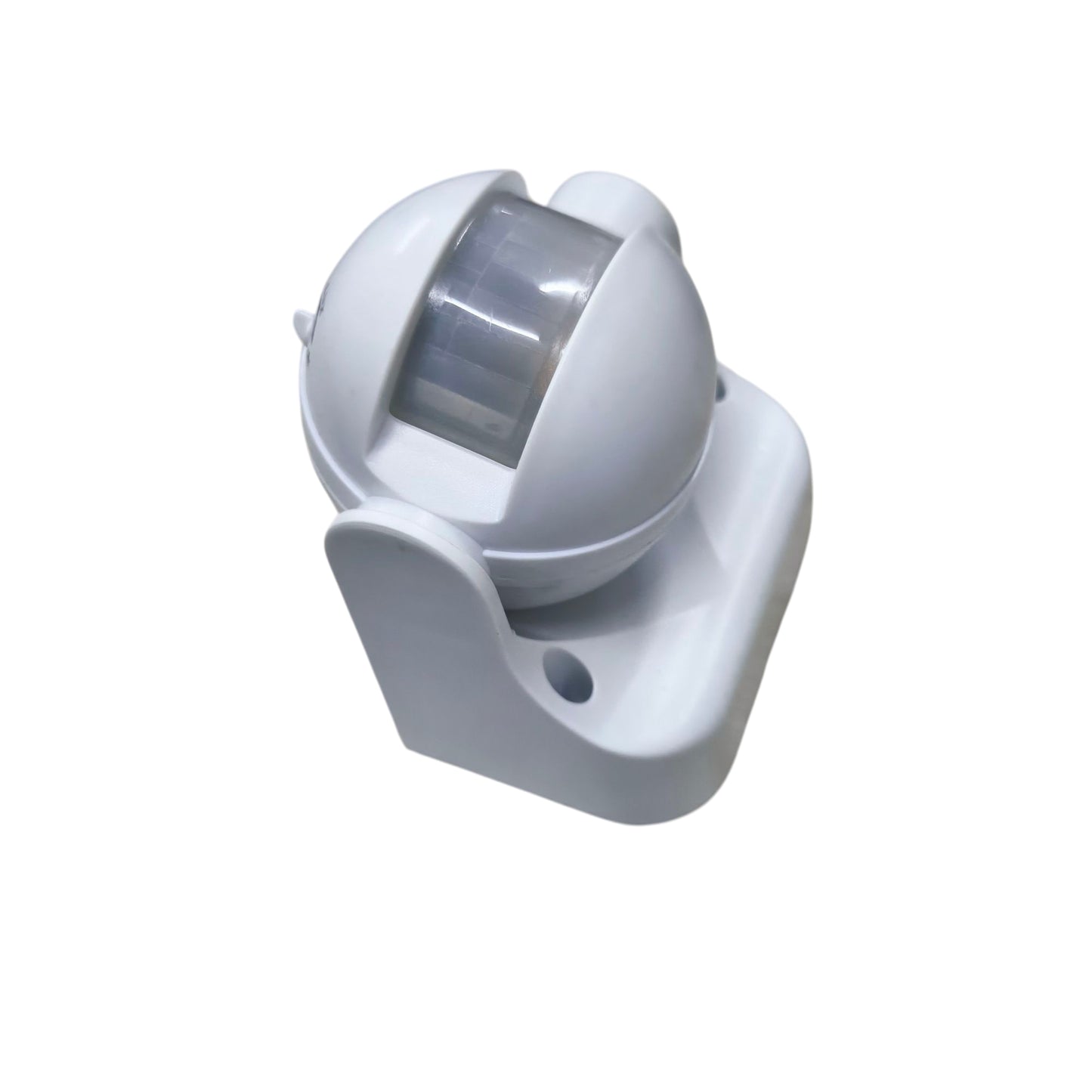 White adjustable ball joint PIR Motion Sensor 5A 220V for indoor security lighting wall or ceiling mount