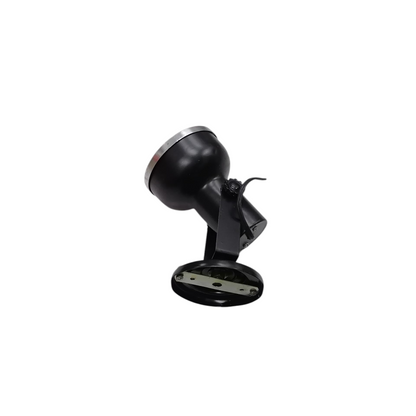 Spot Light Holder with Reflector E27 black adjustable metal spotlight with swivel mount and round base plate