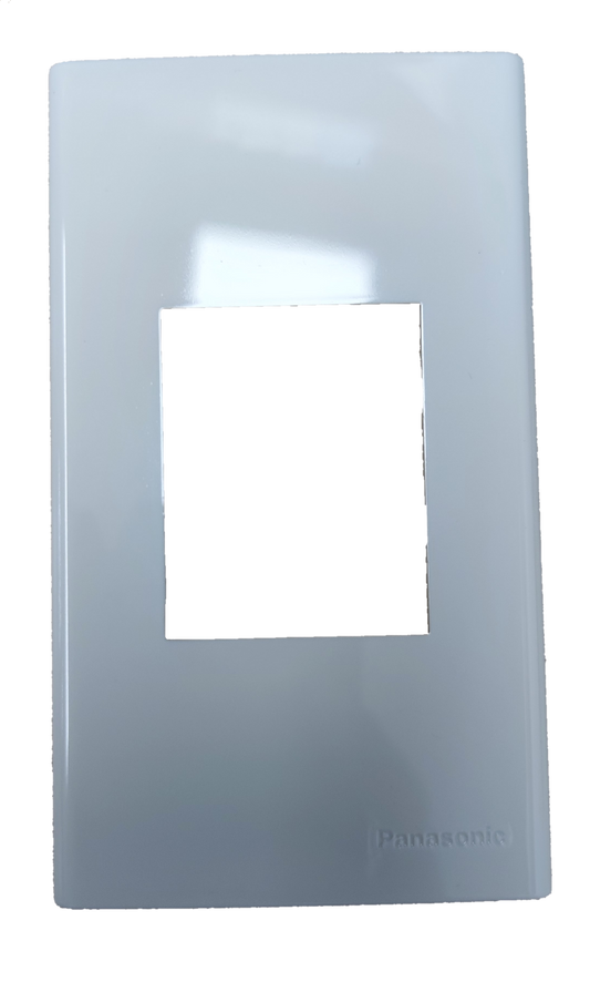 Panasonic WEG68029W-1 Gang Plate Cover white single gang glossy plate with rectangular opening