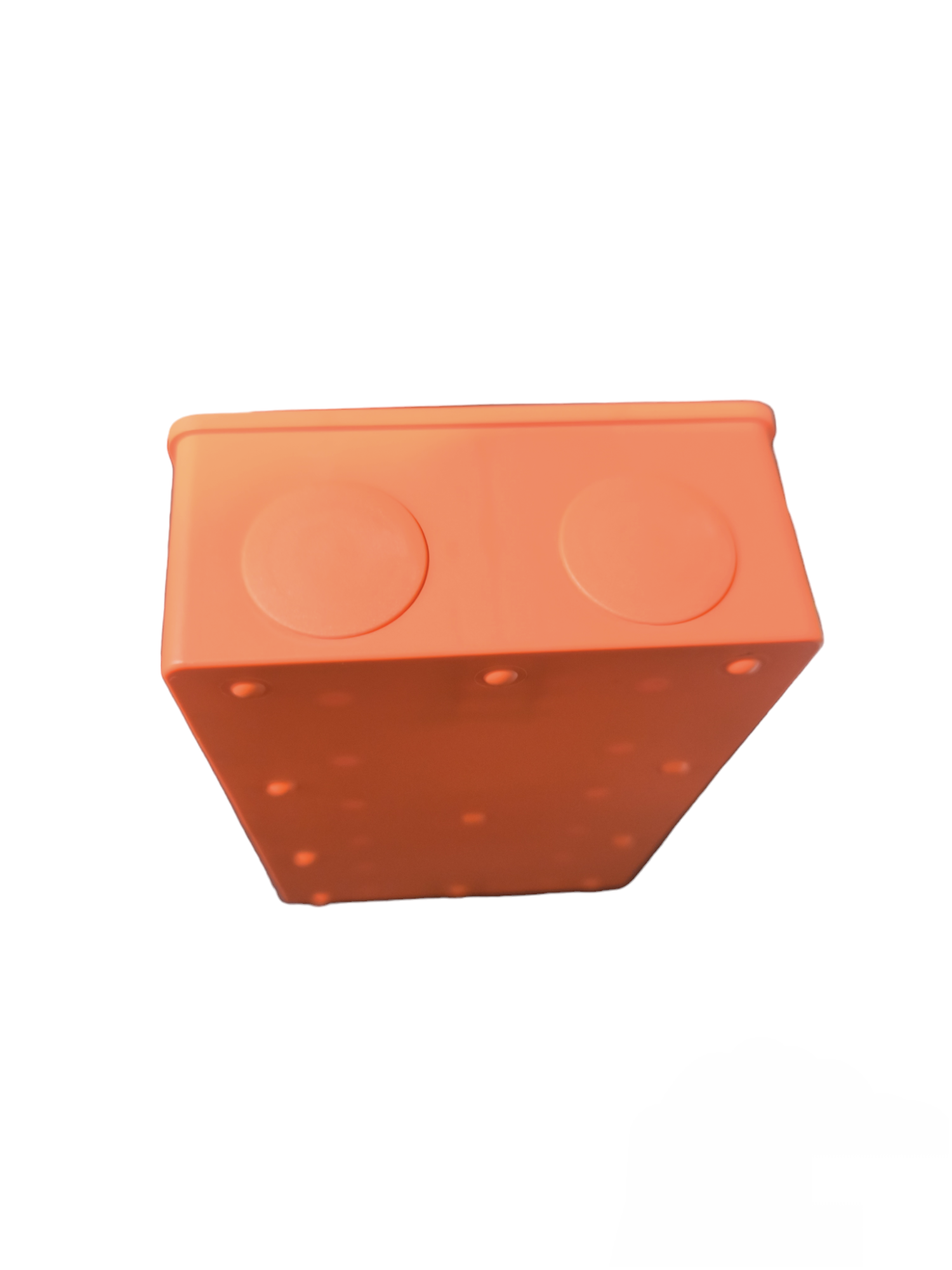 Omni orange Utility Box for 9 Gang Wiring Devices with sealed cover for electrical wiring