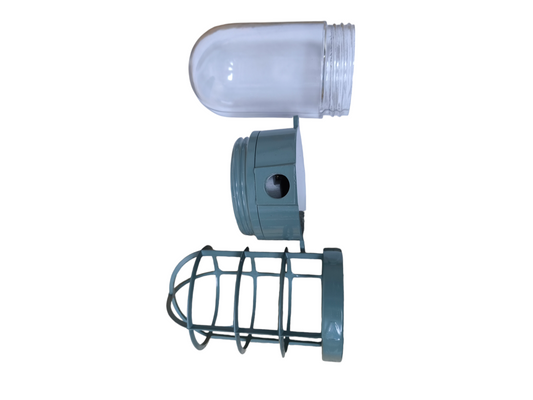 Vapor Lamp E27 with Glass Cover and protective metal cage for lighting installation by VPL