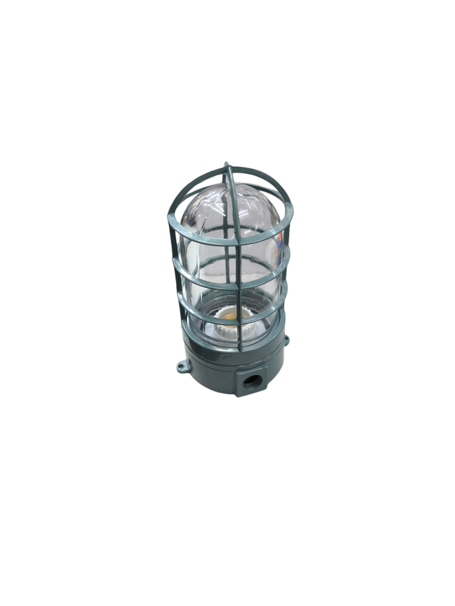 VPL Vapor Lamp E27 with Glass Cover and protective metal cage for lighting installation