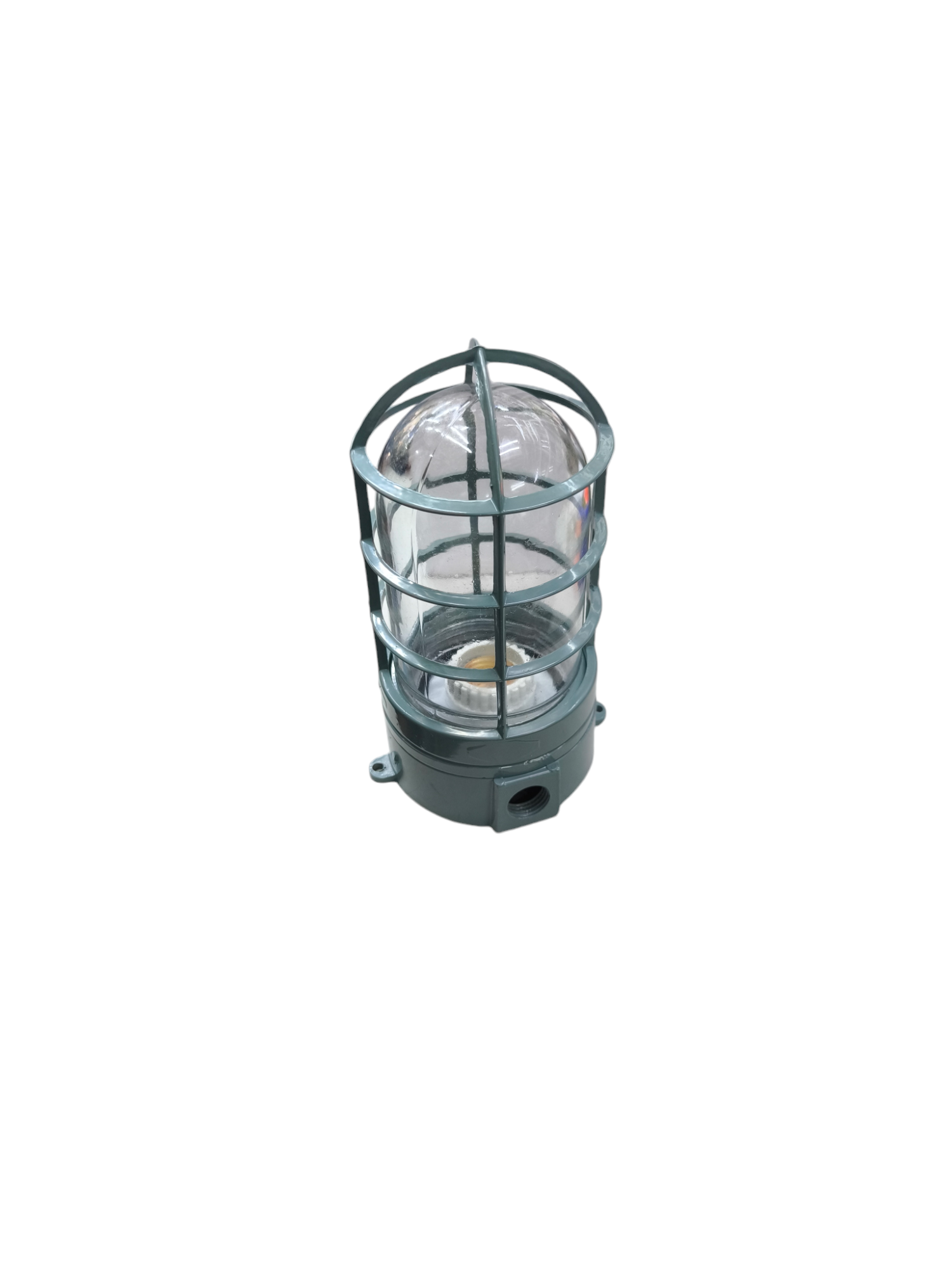 VPL Vapor Lamp E27 with Glass Cover and protective metal cage for lighting installation