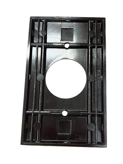 Eagle 1 Gang Round Plate Cover 35mm Brown power point switch and plug accessory