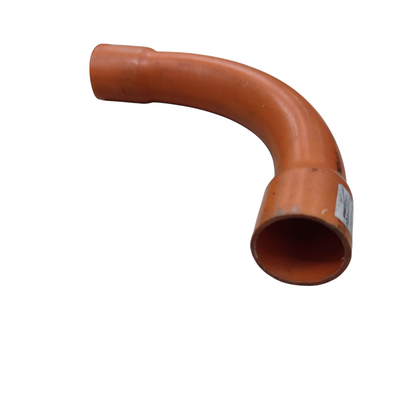 Atlanta 1 Inch PVC Conduit Elbow in orange for electrical and plumbing applications