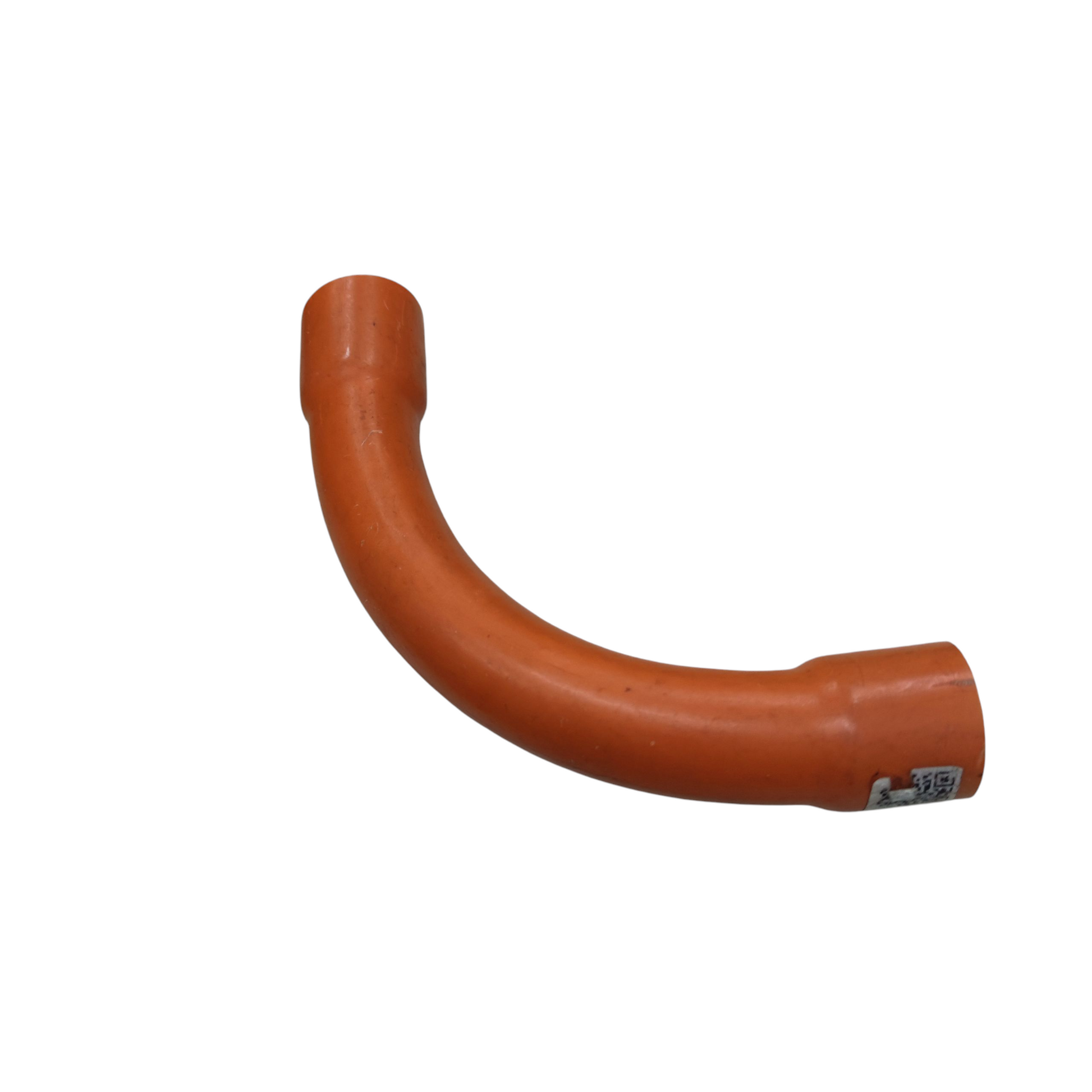 Atlanta 1 Inch PVC Conduit Elbow in orange for electrical conduit bends and pipe fittings