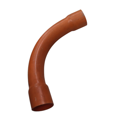 Atlanta 1 Inch PVC Conduit Elbow in brown for electrical conduit pipe bending and routing
