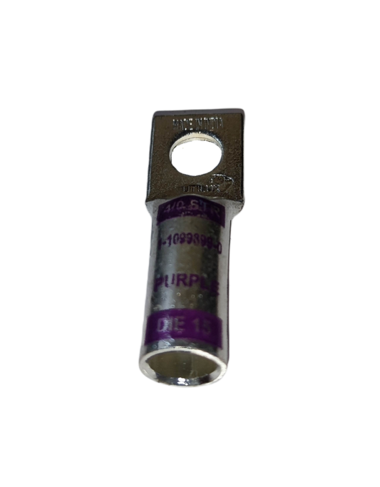 Utilux 100mm Wire Size 1-1099899-0 Terminal Lugs electrical circuitry part with purple label