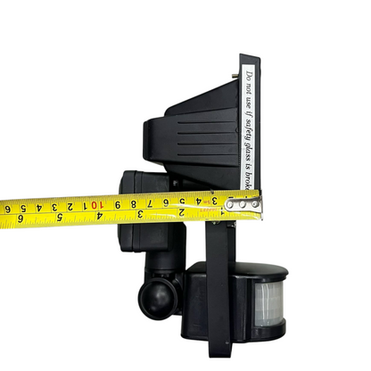 150W halogen flood light with sensor 220V black lighting installation accessory from China with measuring tape