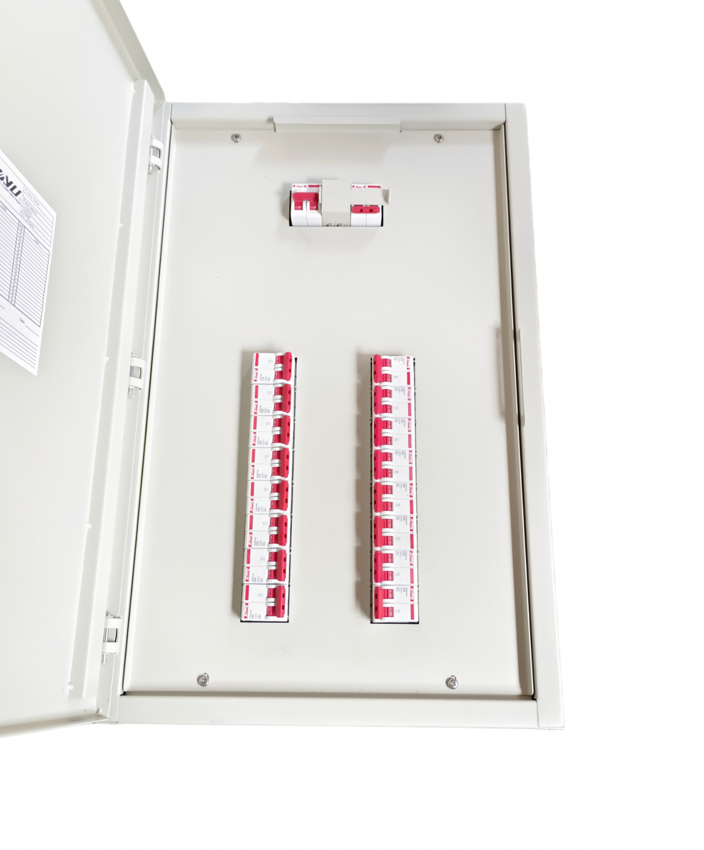 Himel 16 Branches 2pole Circuit Breaker electrical panel with white and red switches