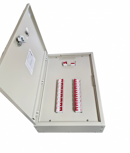 Himel 16 Branches 2pole Circuit Breaker electrical panel with multiple circuit switches in a metal enclosure
