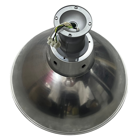 16 inch aluminum reflector E40 socket lighting installation accessory with wiring connectors from Biglite and Omni