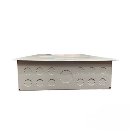 Koten and Taiyou 200A panel board with circuit breakers in beige metal casing for electrical safety