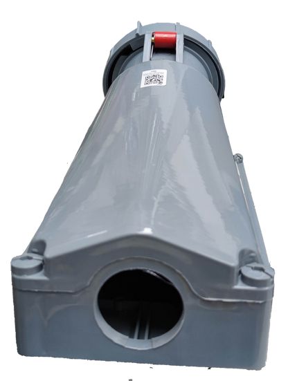 Grippes 3 pin 220V IEC6309-2 outlet electrical component in gray housing for secure power connection