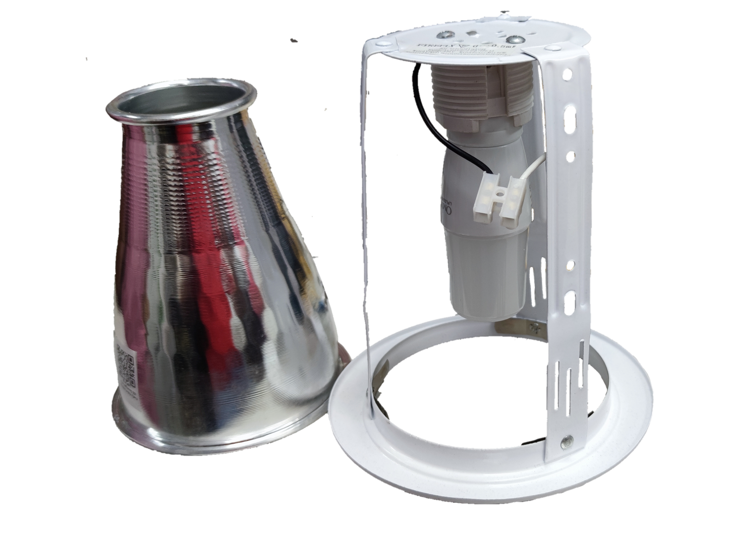 Omni & Firefly 4 inch LED pinlight housing with metal reflector for ceiling light installation