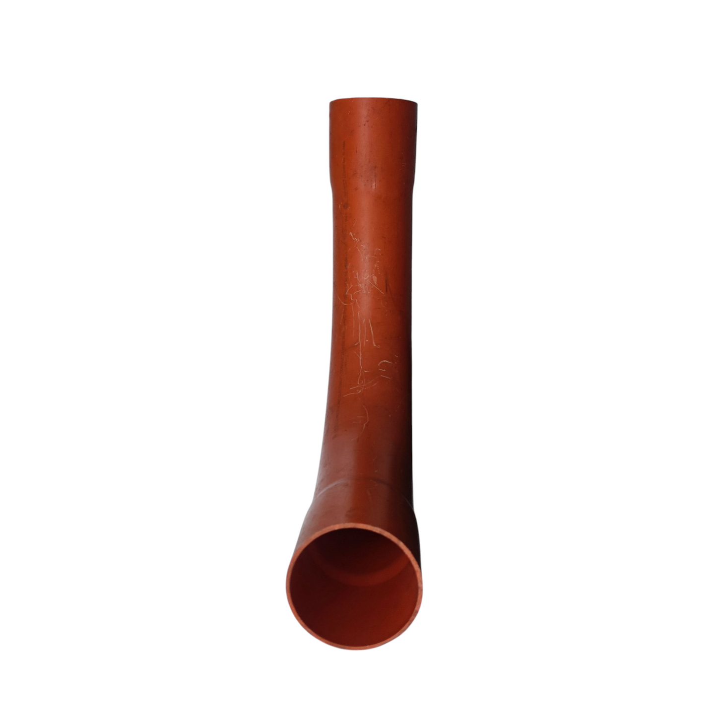 Atlanta 6 inch PVC conduit elbow in brown pipe tubing for electrical wiring applications