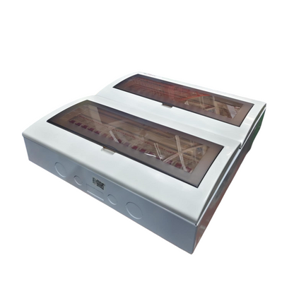 Himel & ZY 63A 1Pole Main with 31 Branches 1Pole electrical circuit breaker panel with transparent cover