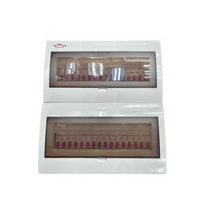 Himel and ZY 63A 1Pole Main with 31 Branches 1Pole electrical circuit breaker panel in white casing