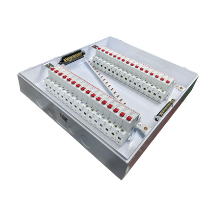 Himel & ZY 63A 1Pole Main with 31 Branches 1Pole electrical circuit breaker panel in white casing