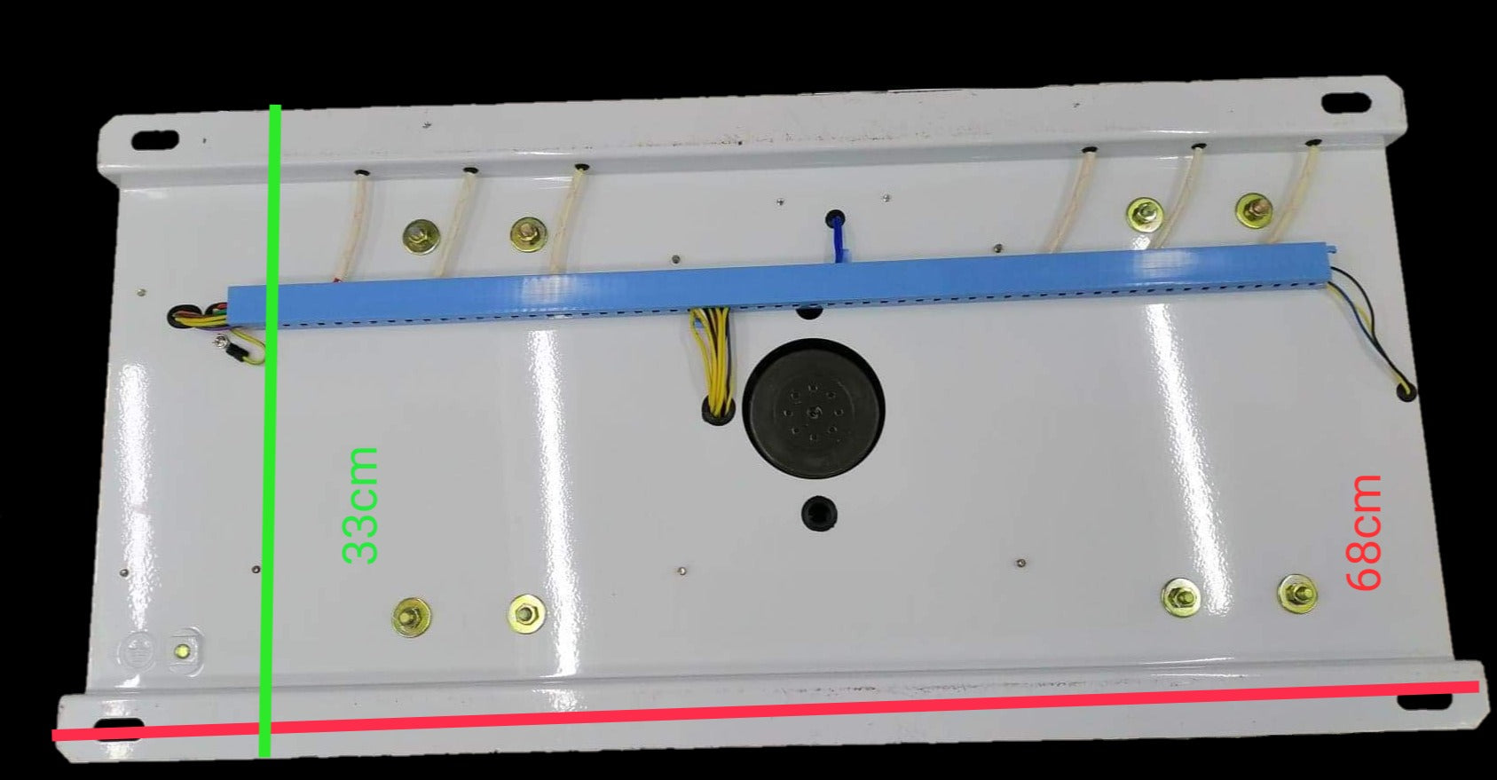 Chint automatic transfer switch 630A white metal electrical circuitry part with wiring and mounting holes