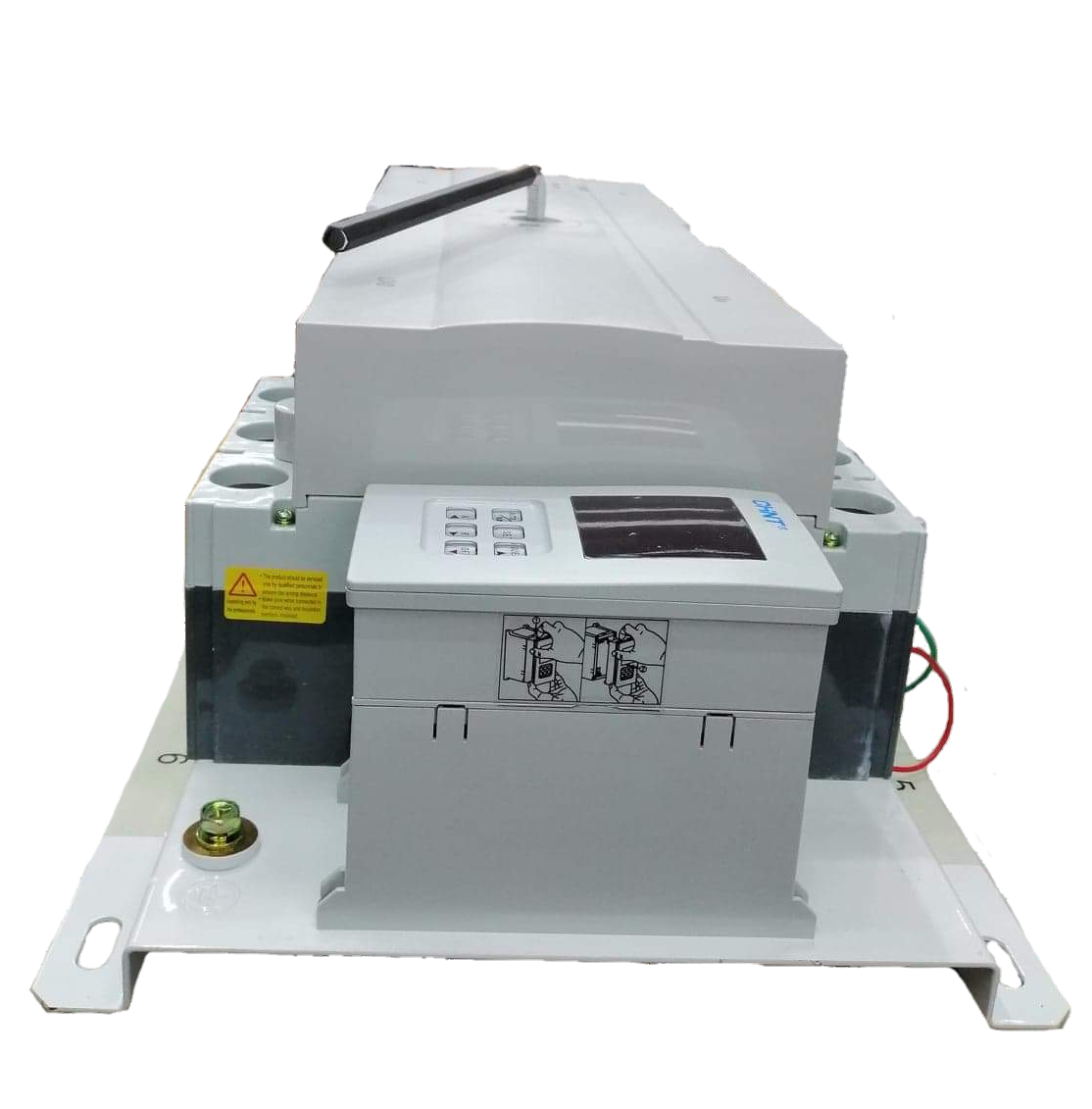 Chint automatic transfer switch 630A in white and gray for electrical circuitry and parts