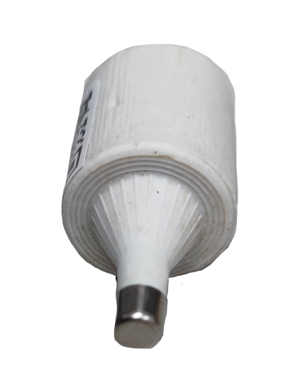 Ceramic Fuse 2A 500V E27 Socket electrical component white with metal tip for circuitry
