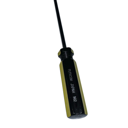 Rubicon Flat Head Screw Driver 902 150mm-5mm with black and yellow handle for precise hand tool use