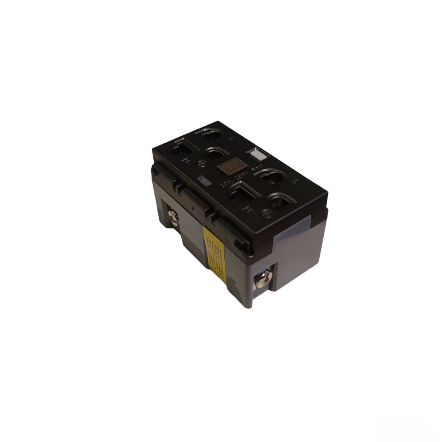Royu GFCI Duplex Universal Outlet 20A 220V black power point switch and plug