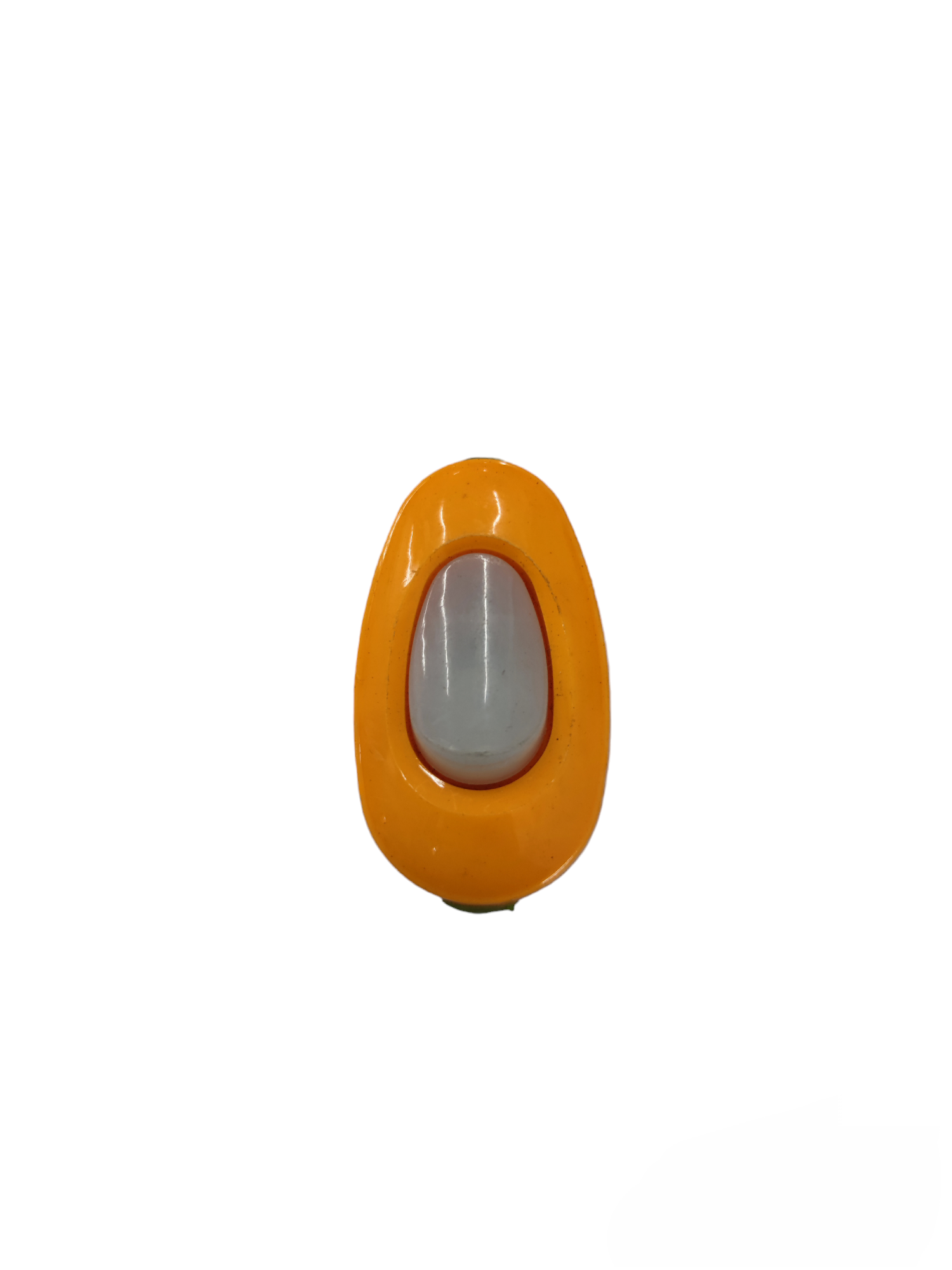 Hanging Switch 6A 250V Yellow power switch with orange body and white button from China