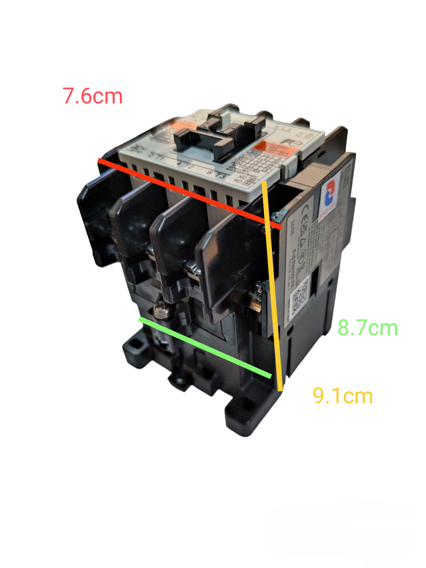 Fuji Magnetic Contact 30A 220V SC-4-1 electrical switch with black plastic casing and metal connectors