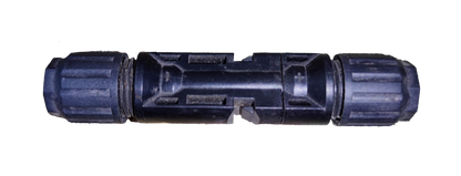 ZwitseRise MC4 Connector 1x1 IP67 electrical circuitry part with black waterproof design