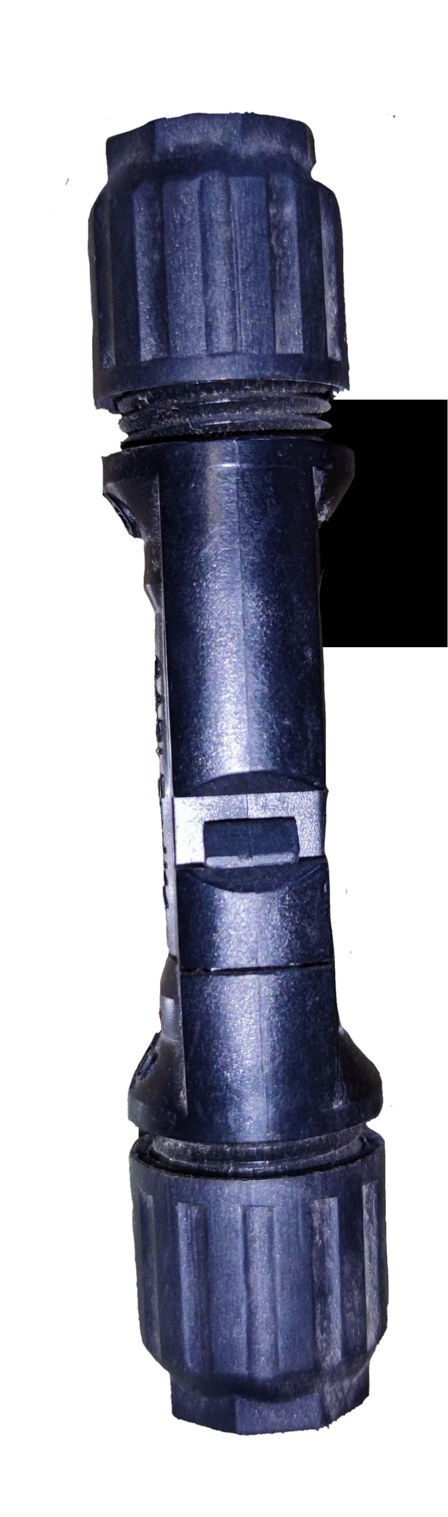 ZwitseRise MC4 Connector 1x1 IP67 electrical circuitry part with durable black plastic housing