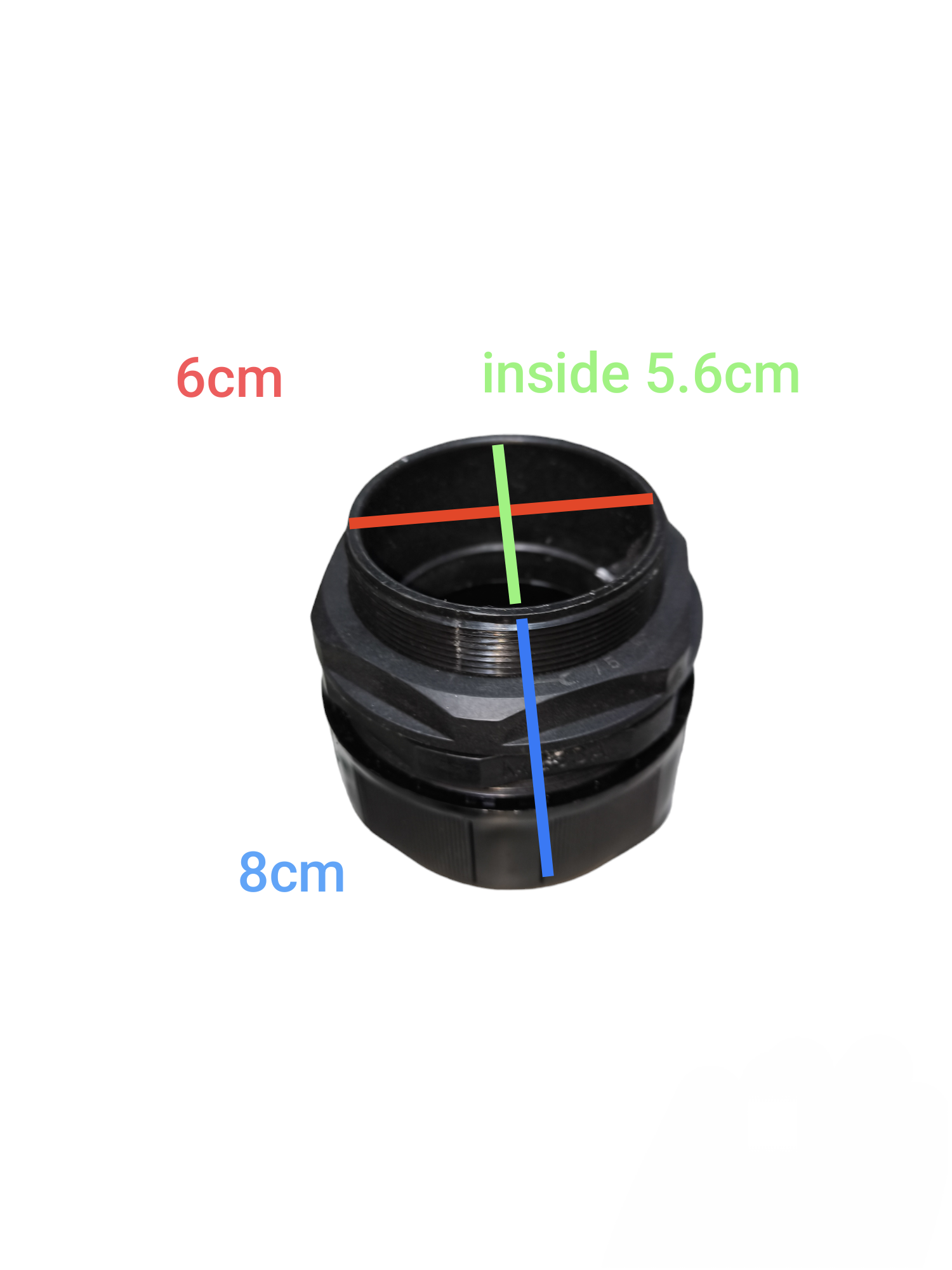 Wixim Nylon PVC Cable Gland PG Series black cable management gland with measurements