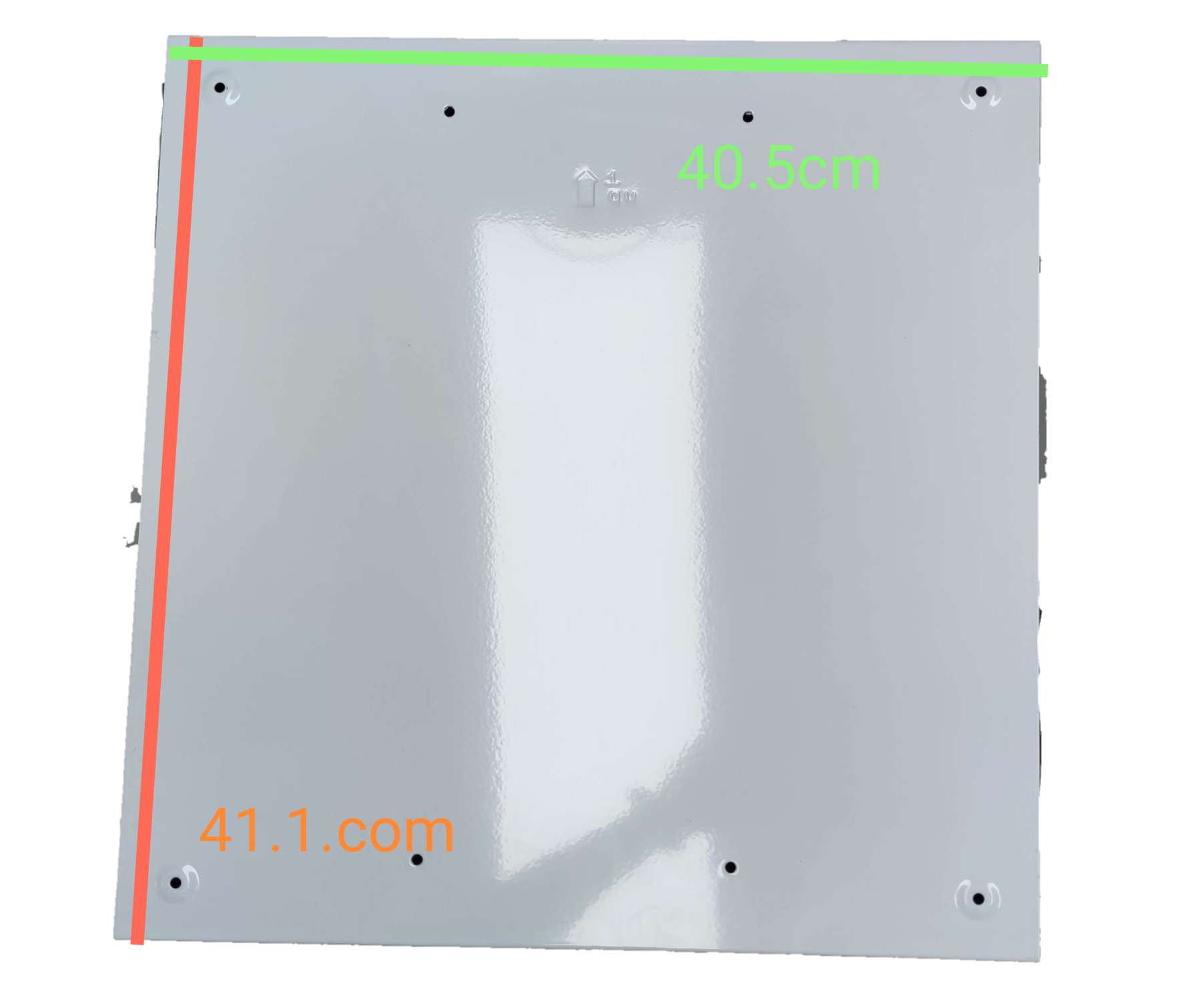 Chint electrical panel board 63A 1Pole Main with 31 Branches metal cover measuring 40.5 by 41.1 cm