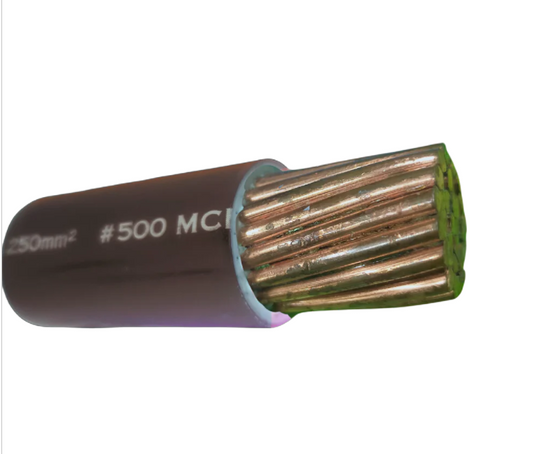 Duraflex THHN Wire 250mm Stranded 500MCM (Per Meter) Black