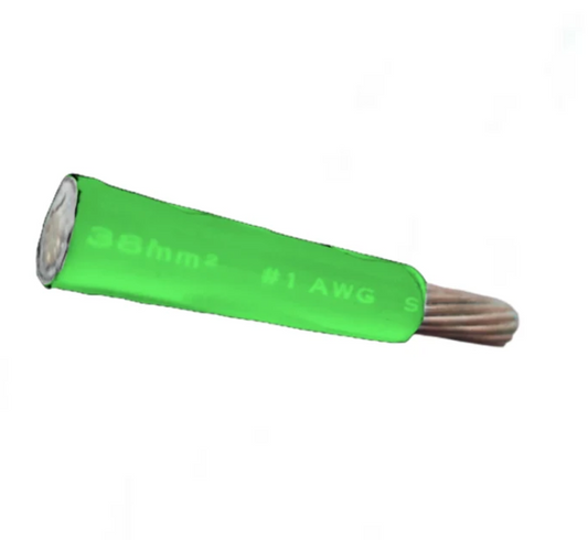 Duraflex THHN Wire 38mm Stranded 1 AWG (Per Meter) Green