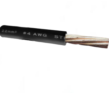 Duraflex 22mm THHN AWG 4 THWN Black- Per Meter