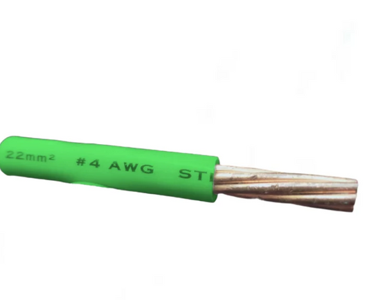 Duraflex 22mm THHN AWG 4 THWN Green- Per Meter