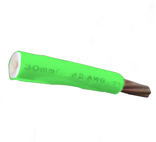 Duraflex 30mm THHN AWG 2 THWN Green- Per Meter