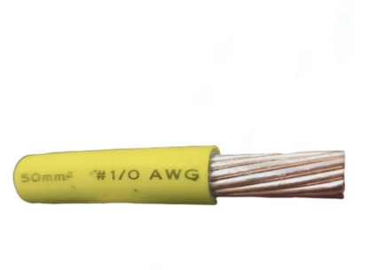 Duraflex 50mm THHN AWG 1/0 THWN Yellow-Per Meter