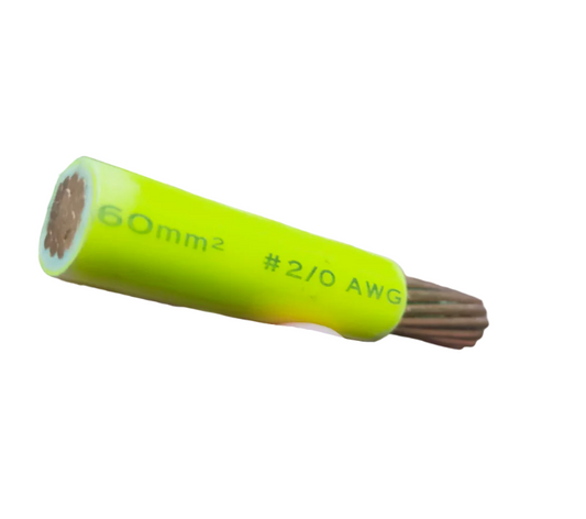Duraflex 60mm THHN AWG 2/0 THWN Yellow-Per Meter