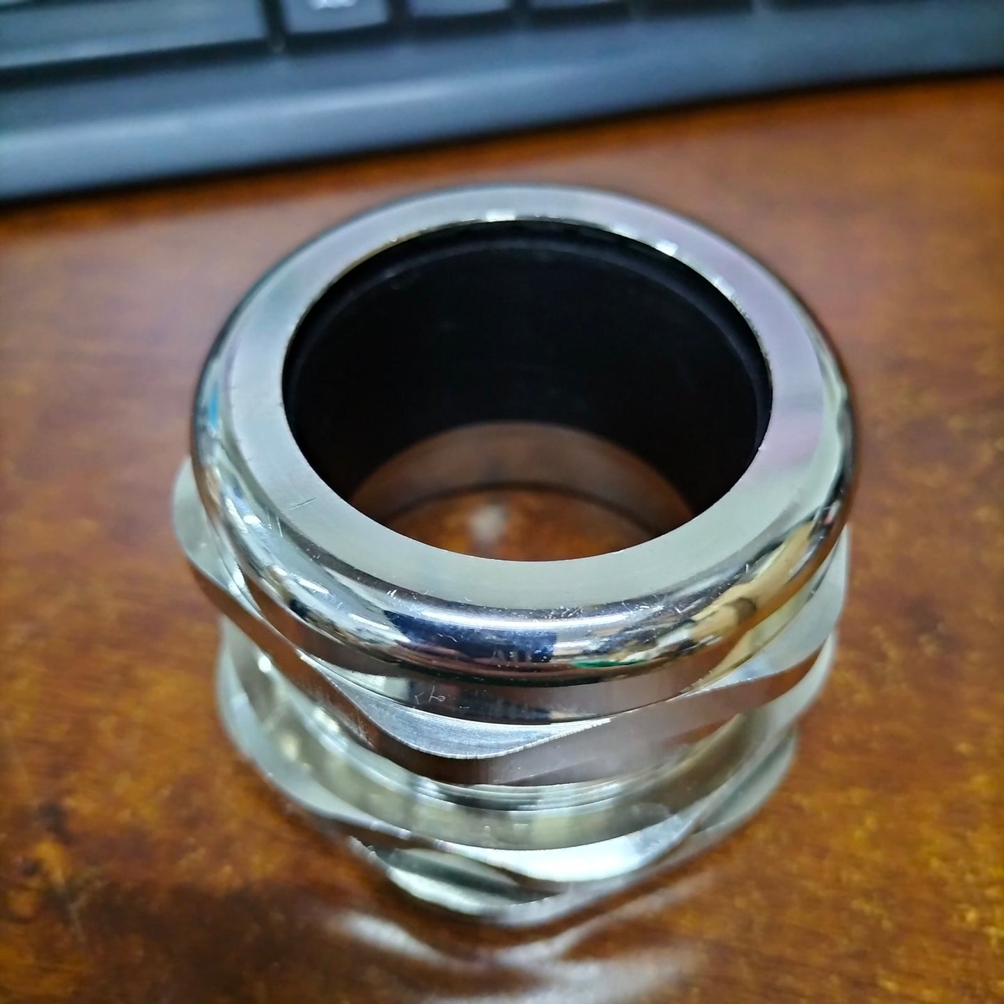 McGill Stailess Steel Cable Gland 37-44mm, M63 M Series Nickel Brass Plated