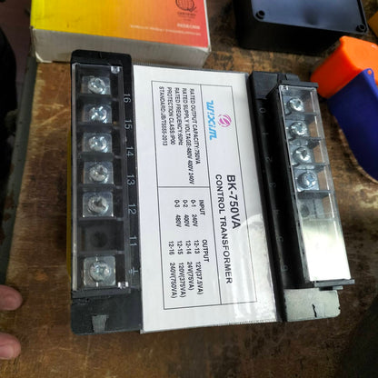 Wixim 750VA Control Transformer Input Voltage 480V 400V and 240V Output 240V 120V 48V 12V 6V Single Phase Class 1 Continuous Duty 50Hz/60Hz